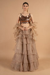 Ruffled Lehenga Set1022 video